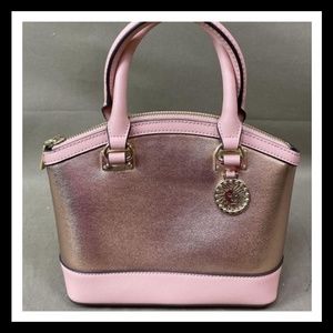 Anne Klein Pink & Gold Bucket Bag NWOT